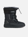Geox Čierne chlapčenské zimné topánky Geox Bunshee Pg B A