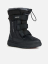 Geox Čierne chlapčenské zimné topánky Geox Bunshee Pg B A
