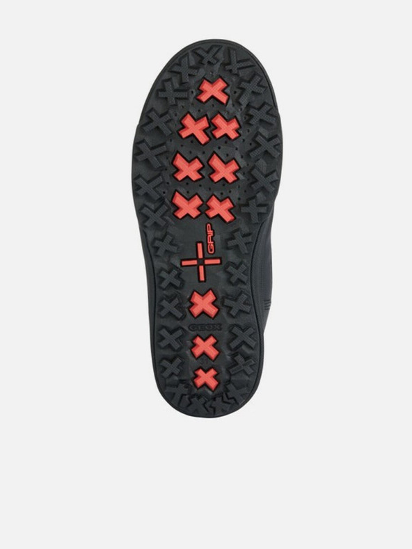 Geox Čierne chlapčenské zimné topánky Geox Bunshee Pg B A