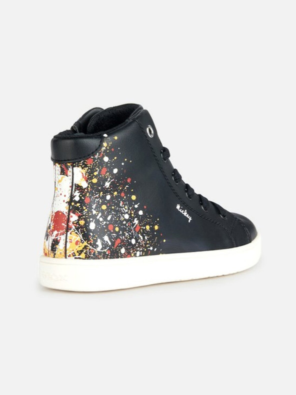 Geox Čierne dievčenské tenisky Geox Kathe