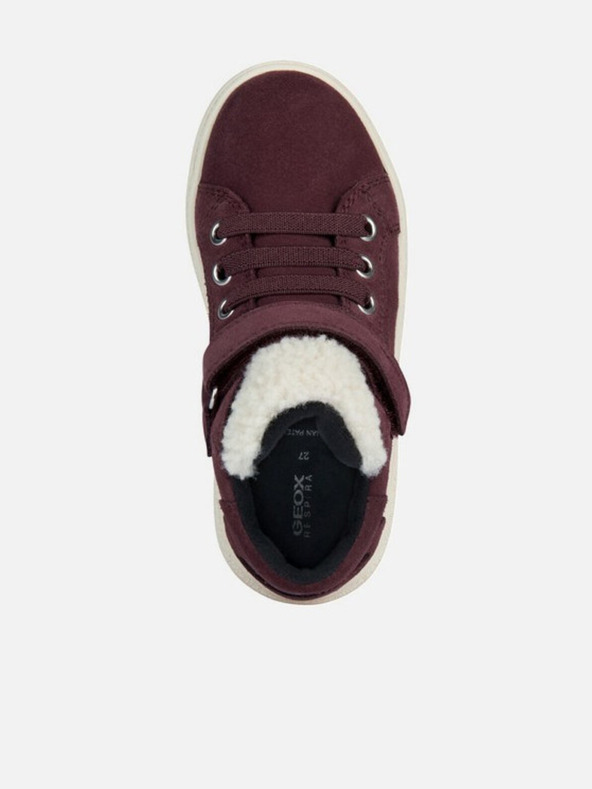 Geox Tmavofialové dievčenské tenisky Geox Theleven Wpf