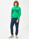GAP Nohavice slim canvas joggers GapFlex GAP