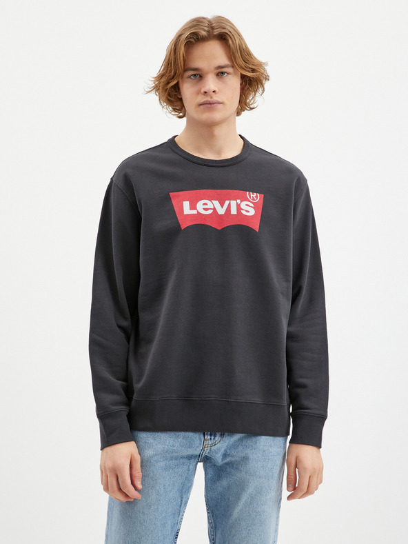 Levi's® Čierna pánska mikina Levi's®