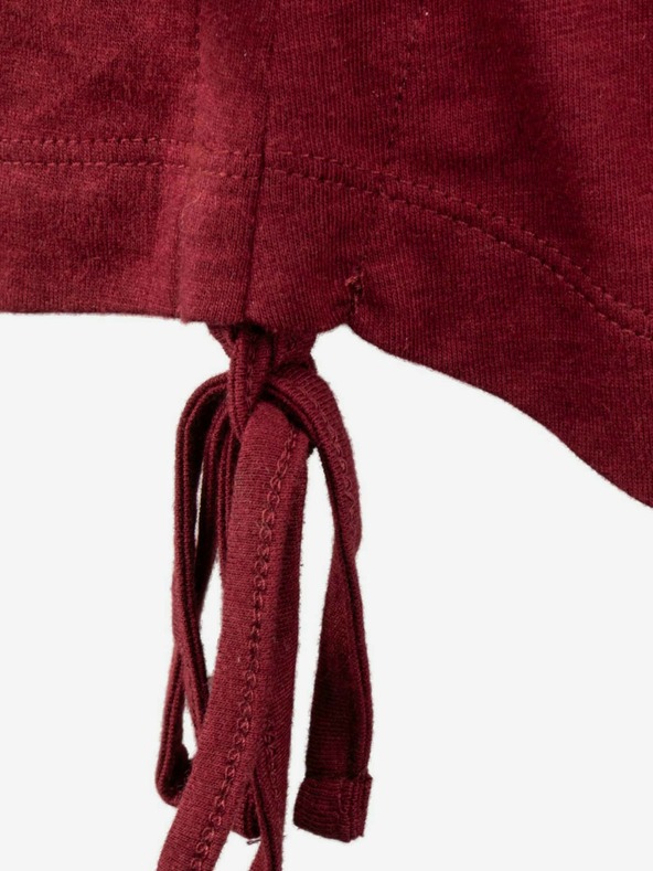 ALPINE PRO ALPINE PRO AIKA dámske bordové tričko