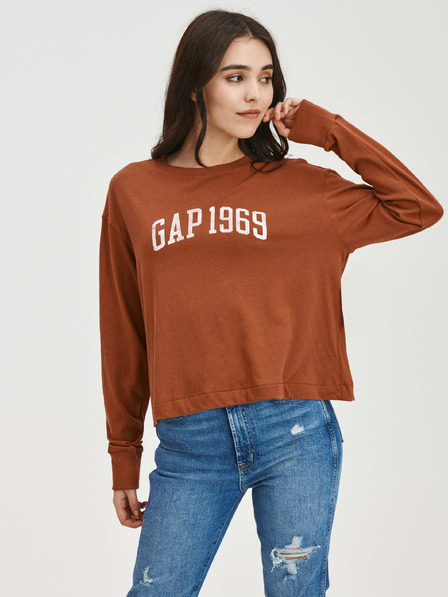 GAP Tričko crop s logom GAP 1969