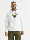 Celio Biela pánska mikina s potlačou Celio Lvemansw