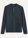 Celio Tmavomodré tričko Celio Sewaffle