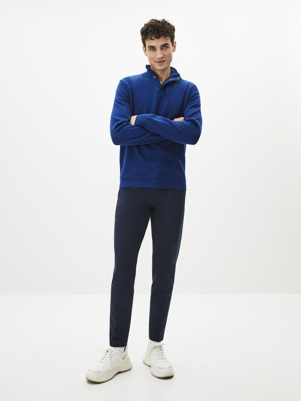 Celio Modrý sveter Celio Perome