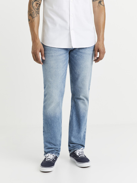 Celio Modré džínsy rovného strihu Celio Vobel15