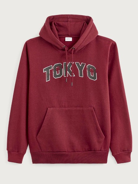 Celio Vínová mikina s kapucňou Celio Vetokyo