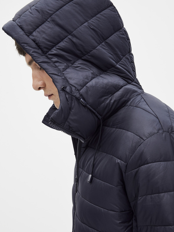 Celio Tmavomodrá prešívaná bunda Celio Sucolor