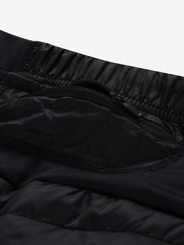 ALPINE PRO Čierne dámske prešívané šortky Alpine Pro HAKA 2