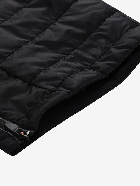 ALPINE PRO Čierne dámske prešívané šortky Alpine Pro HAKA 2