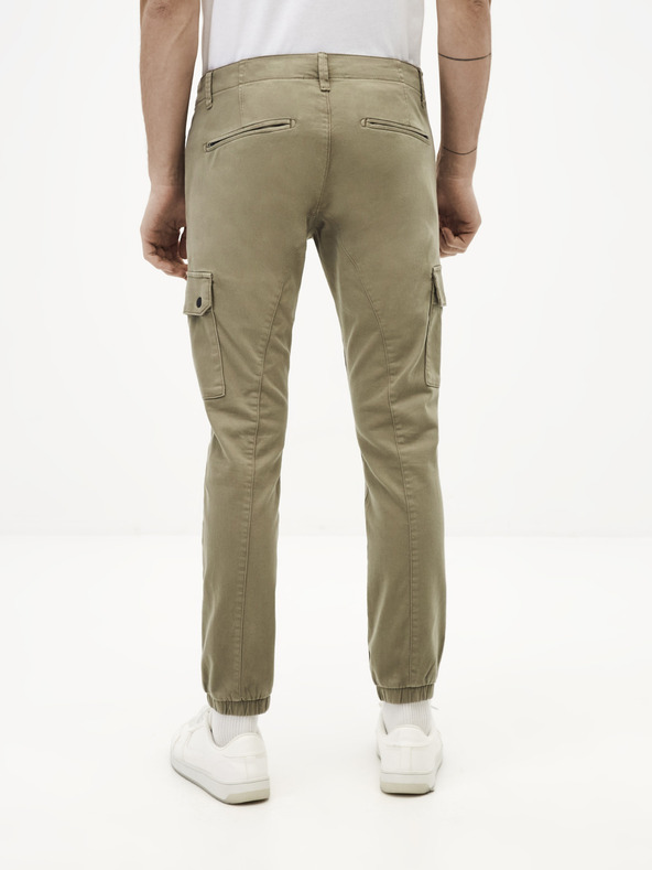 Celio Khaki pánske nohavice Celio Solyte