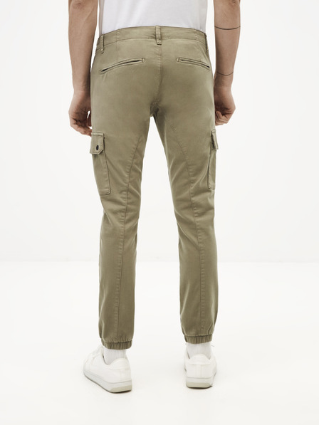 Celio Khaki pánske nohavice Celio Solyte