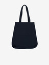 SuperDry Tmavomodrá dámska plátenná taška Superdry Elsie Graphic Tote
