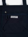 SuperDry Tmavomodrá dámska plátenná taška Superdry Elsie Graphic Tote