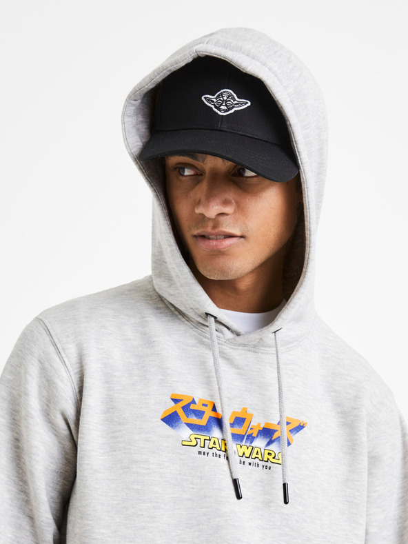 Celio Šedá pánska mikina Celio Star Wars