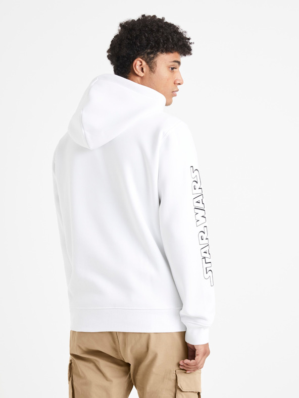 Celio Biela pánska mikina Celio Star Wars