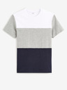 Celio Bielo-sivé pánske tričko Celio Vetrois