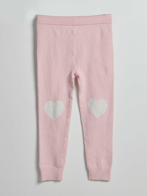 GAP Baby pletené legíny srdiečko GAP