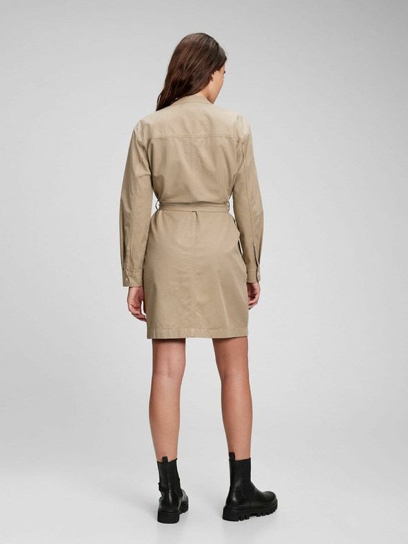 GAP Košeľové mini šaty s vreckami Utility GAP