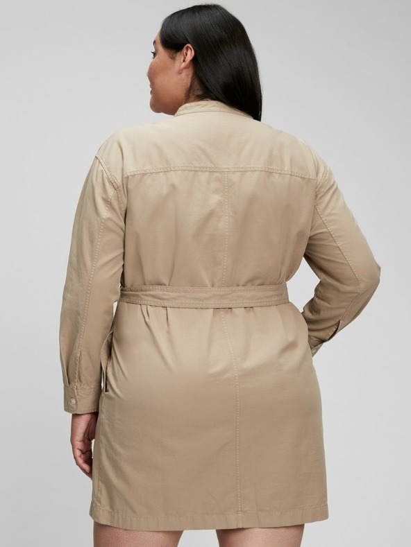 GAP Košeľové mini šaty s vreckami Utility GAP