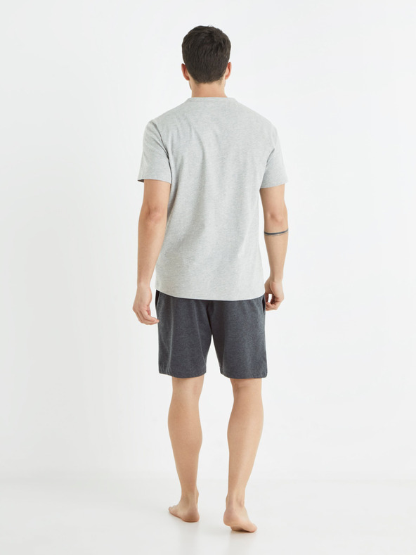 Celio Šedé pánske pyžamo Celio