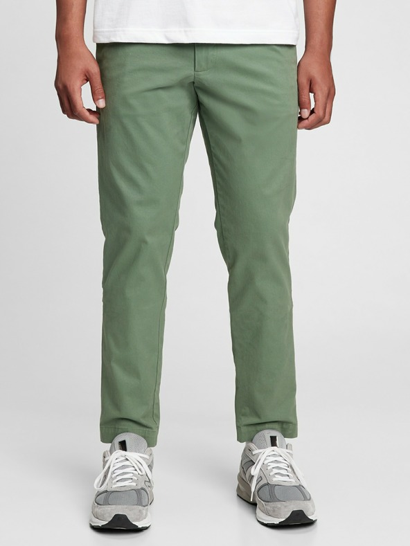 GAP Nohavice khaki slim fit GapFlex GAP