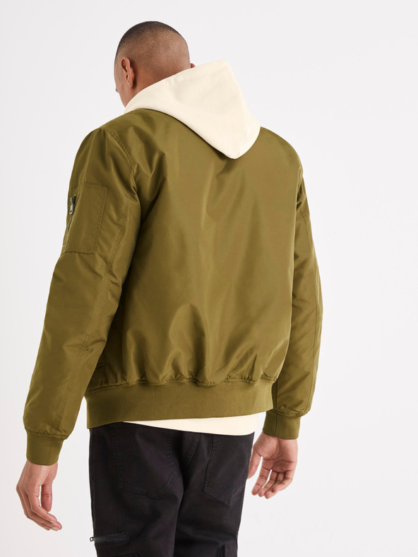 Celio Khaki pánska bunda Celio Bujames