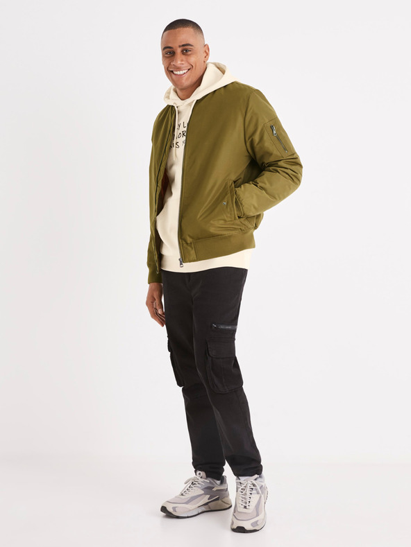 Celio Khaki pánska bunda Celio Bujames