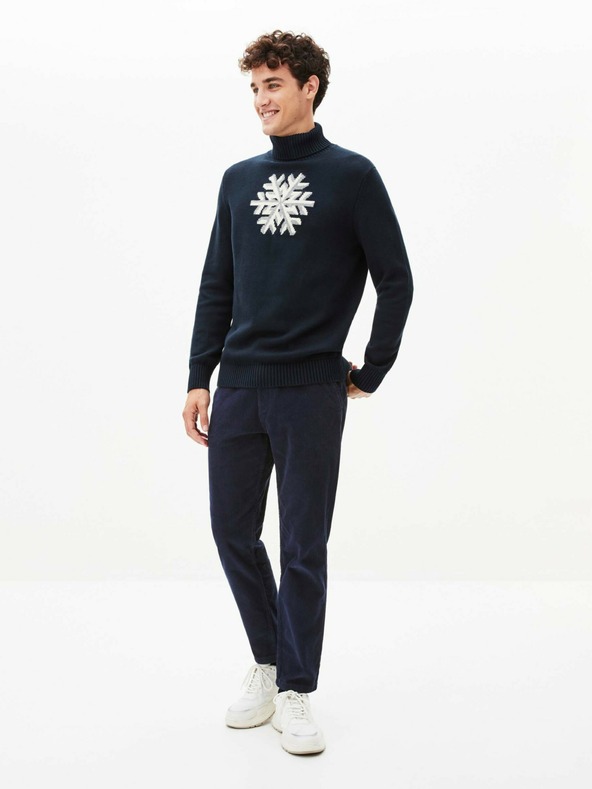 Celio Tmavomodrý pánsky rolák Celio Peneige