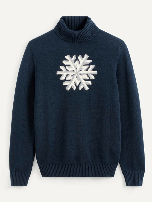 Celio Tmavomodrý pánsky rolák Celio Peneige