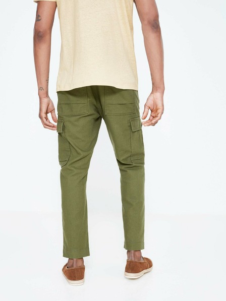 Celio Khaki pánske nohavice Celio Loking