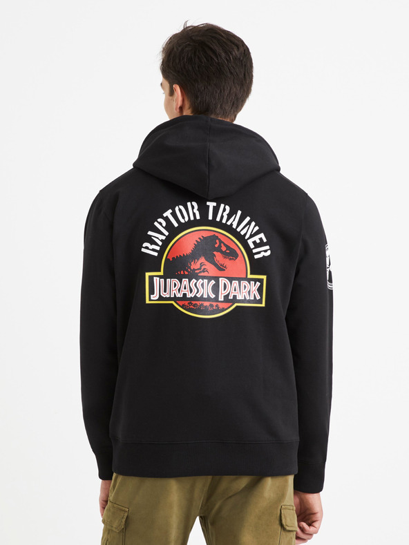 Celio Čierna pánska mikina Celio Jurassic Park