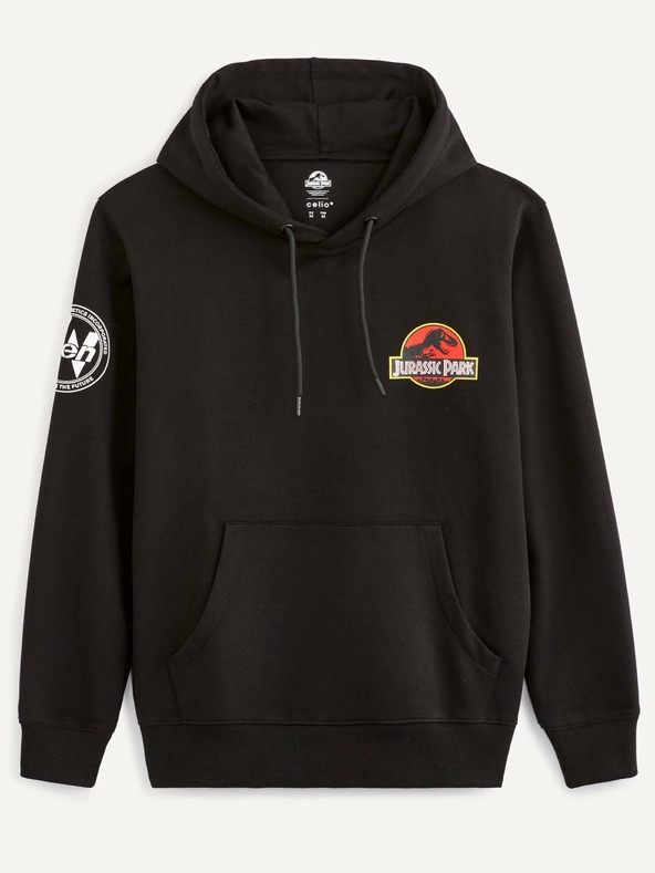 Celio Čierna pánska mikina Celio Jurassic Park