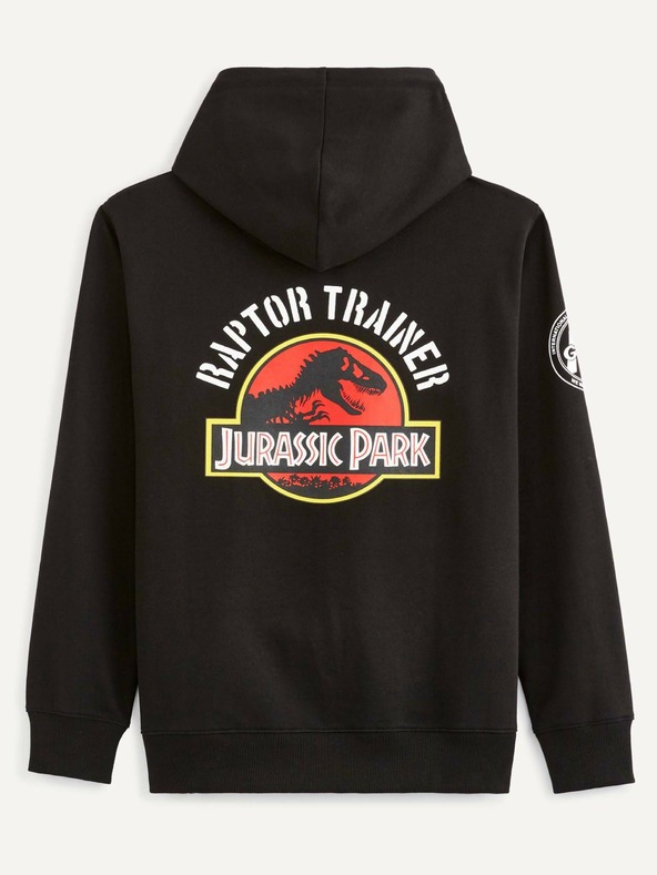 Celio Čierna pánska mikina Celio Jurassic Park