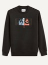 Celio Čierna pánska mikina Celio Attack on Titan