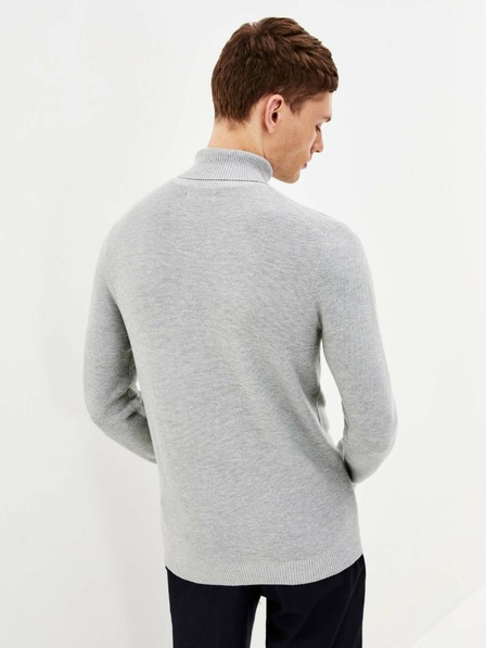 Celio Svetlošedý pánsky rolák Basic Celio Pewave
