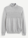 Celio Svetlošedý pánsky rolák Basic Celio Pewave