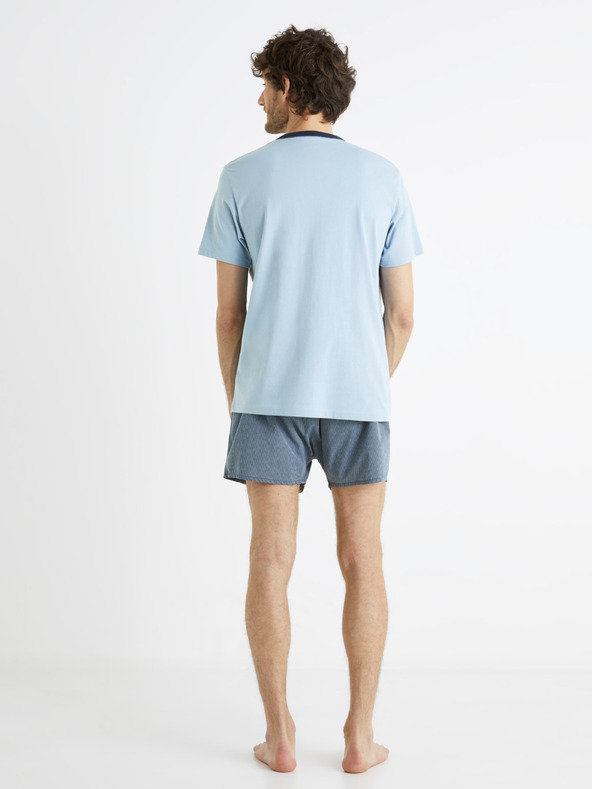 Celio Modré pánske pyžamo Celio Bigbro