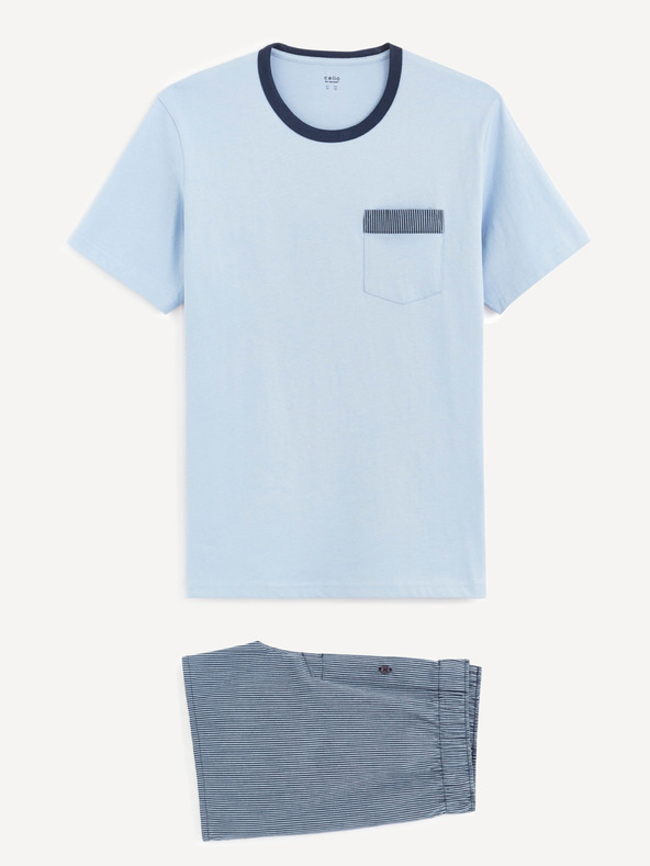 Celio Modré pánske pyžamo Celio Bigbro