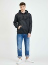 GAP Mikina fleece logo GAP kapucňa