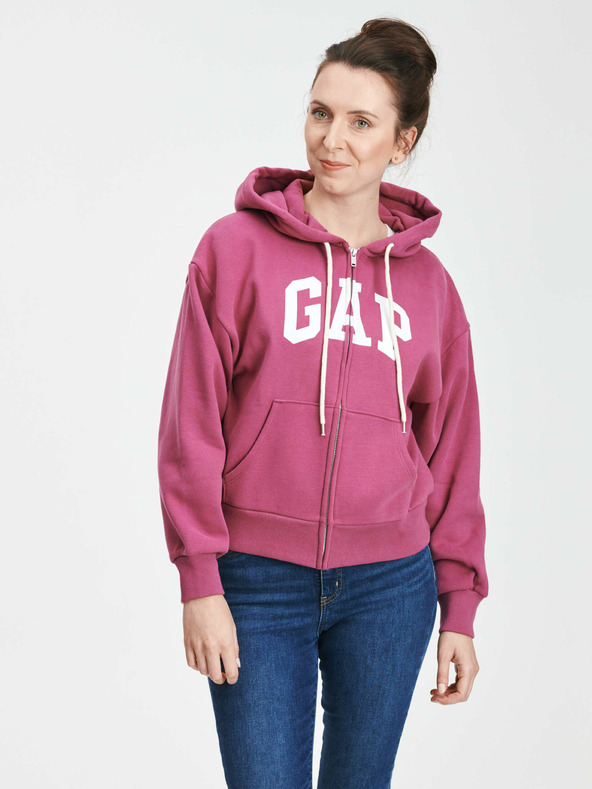 GAP Mikina logo GAP na zips