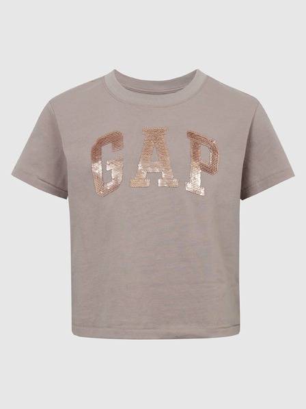 GAP Detské tričko organic logo flitre GAP