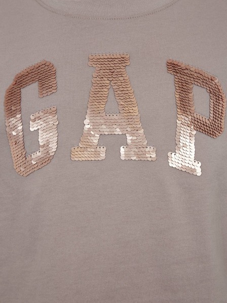 GAP Detské tričko organic logo flitre GAP