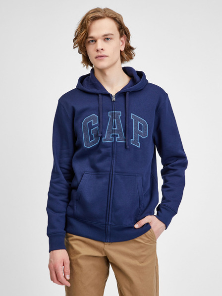 GAP Mikina GAP logo na zips