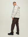 Jack & Jones Béžová zimná bunda Jack & Jones Heat s kapucňou