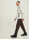 Jack & Jones Béžová zimná bunda Jack & Jones Heat s kapucňou