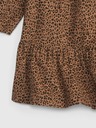 GAP Baby šaty se vzorom leopard
